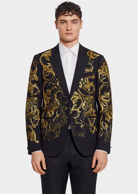 versace suit vest